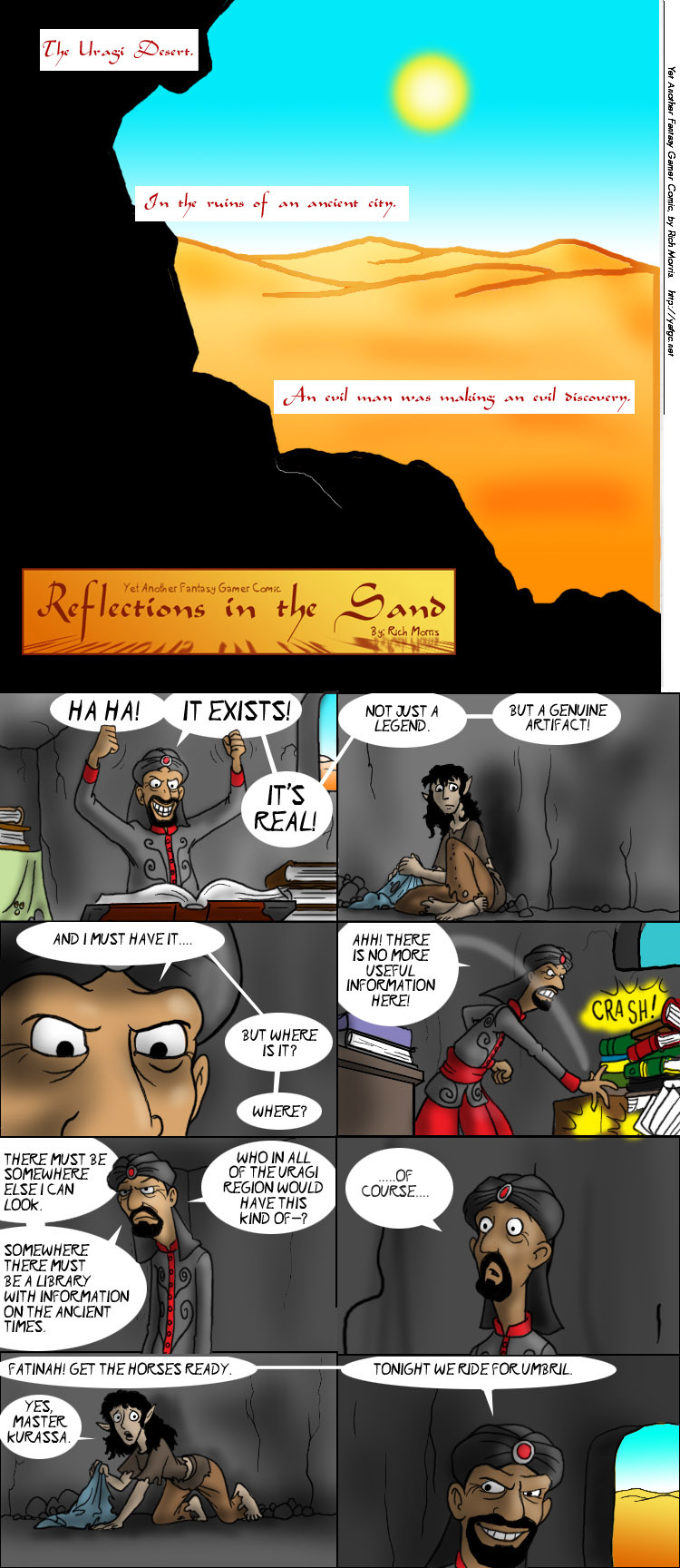 Reflections in the Sand Comic #1450