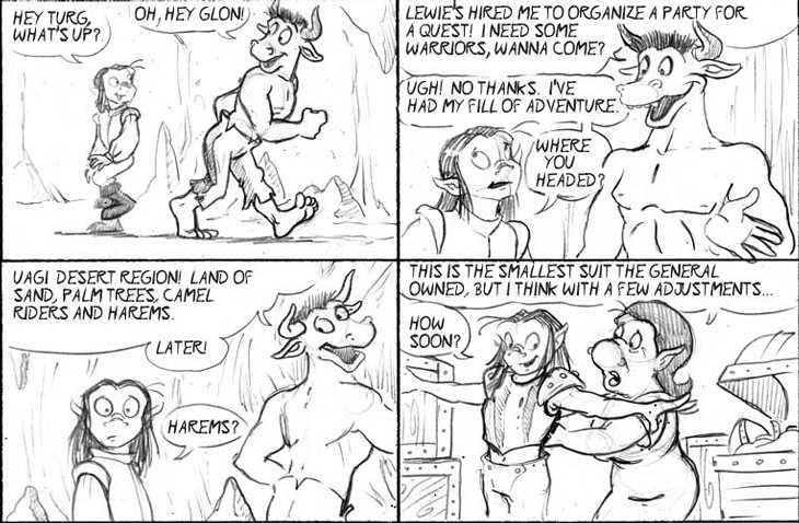 Glon has a reason for questing