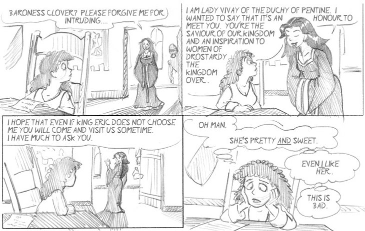 Clover's Fortunes Comic #551