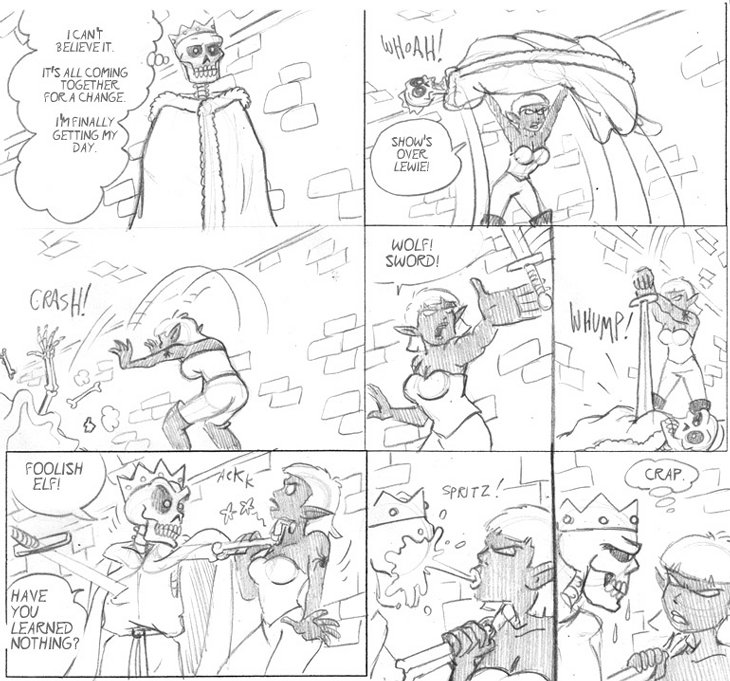 Lich of the Rings 1 - The Goddess Comic #699