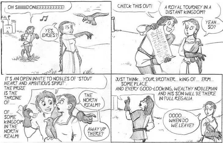 The Axe in the Rock Comic #854