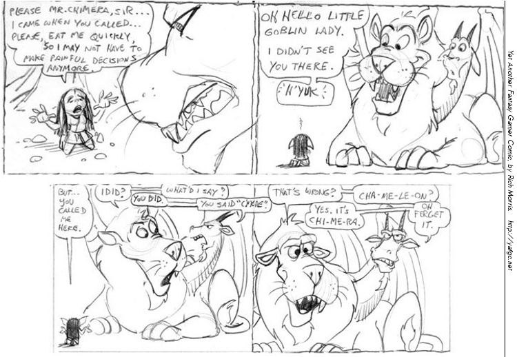 YAFGC #9: Your daily fantasy webcomic