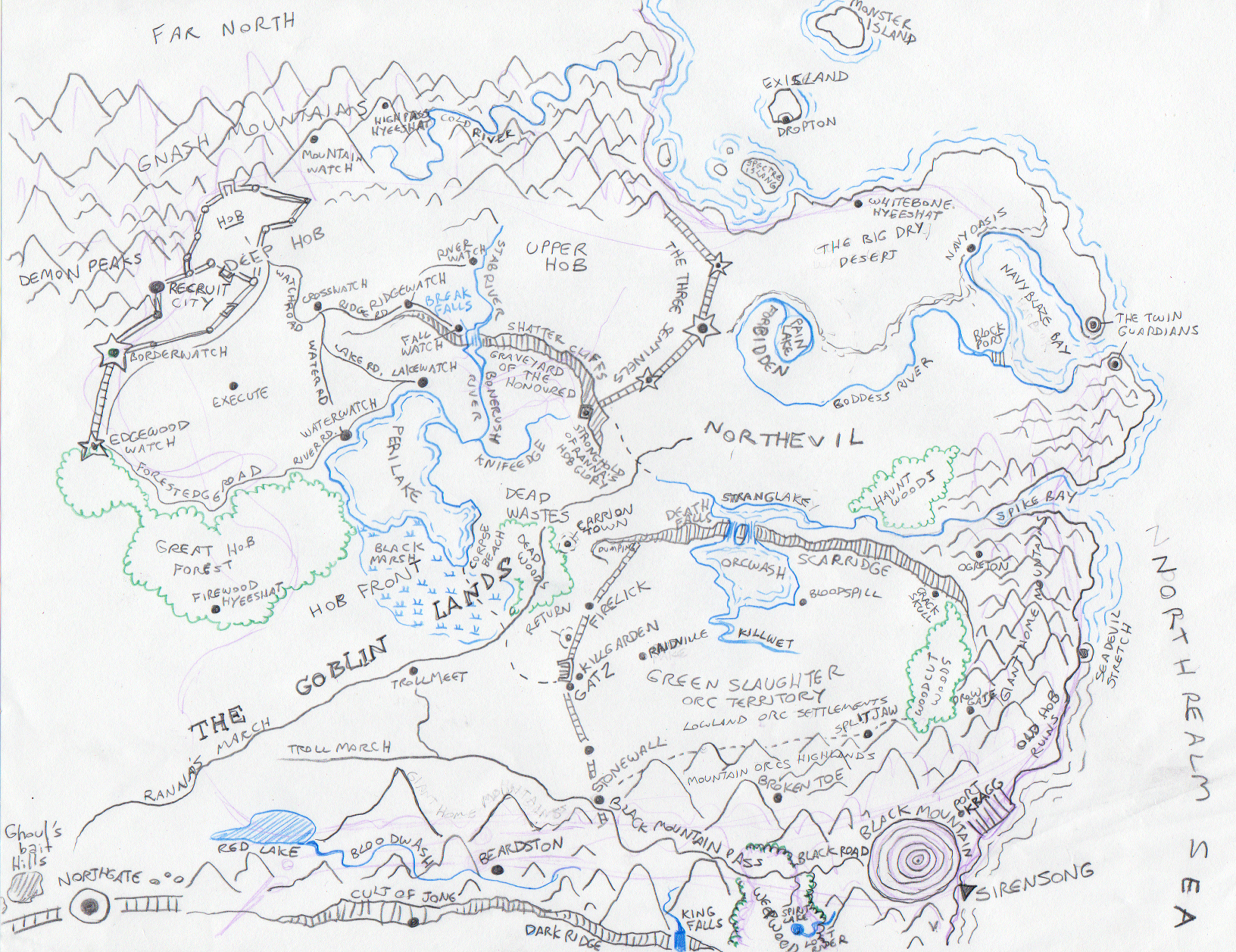 Map of Goblin Lands