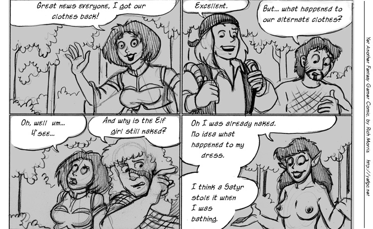 3413 And Gorgon Makes Three - Yet Another Fantasy Gamer Comic